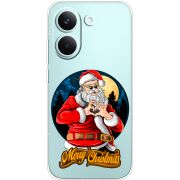 Прозорий чохол BoxFace Poco X8 Pro Cool Santa