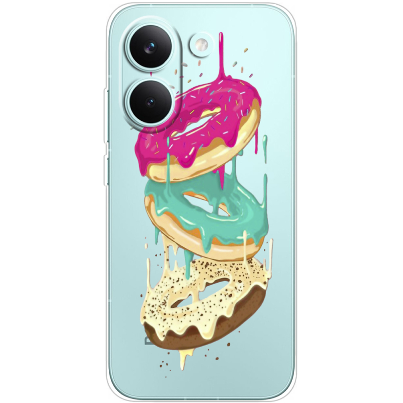 Прозорий чохол BoxFace Poco X8 Pro Donuts