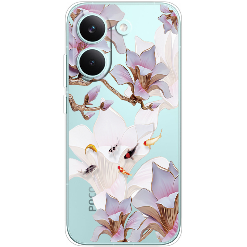 Прозорий чохол BoxFace Poco X8 Pro Chinese Magnolia