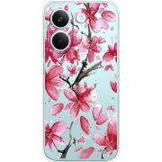 Прозорий чохол BoxFace Poco X8 Pro Pink Magnolia