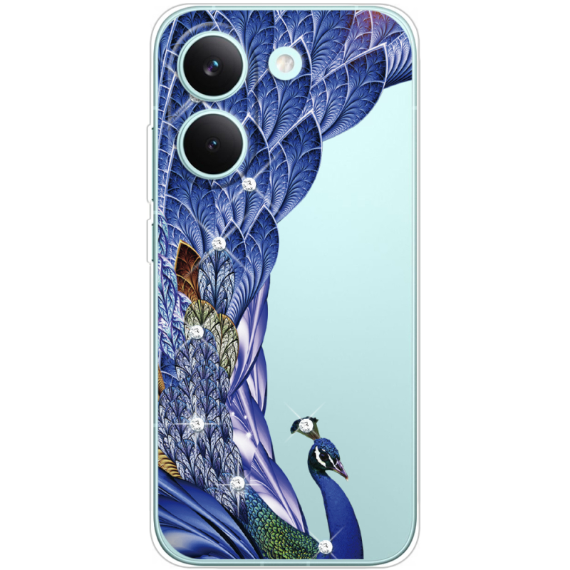 Чохол зі стразами Poco X8 Pro Peafowl