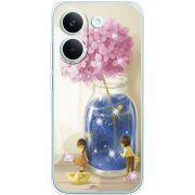 Чохол зі стразами Poco X8 Pro Little Boy and Girl