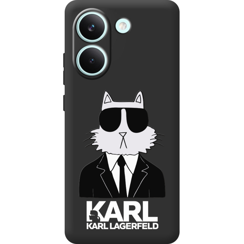 Чорний чохол BoxFace Poco X8 Pro Cat in Black