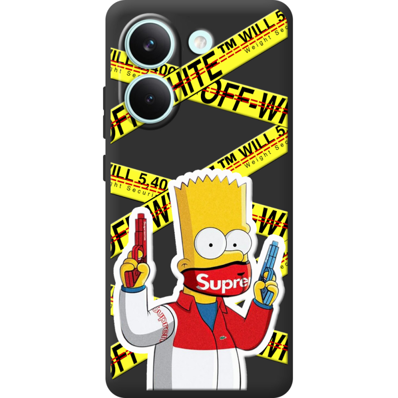 Чорний чохол BoxFace Poco X8 Pro White Bart