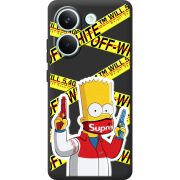 Чорний чохол BoxFace Poco X8 Pro White Bart