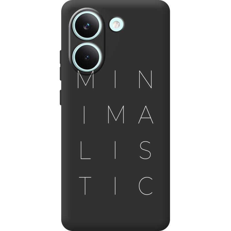 Чорний чохол BoxFace Poco X8 Pro Minimalistic