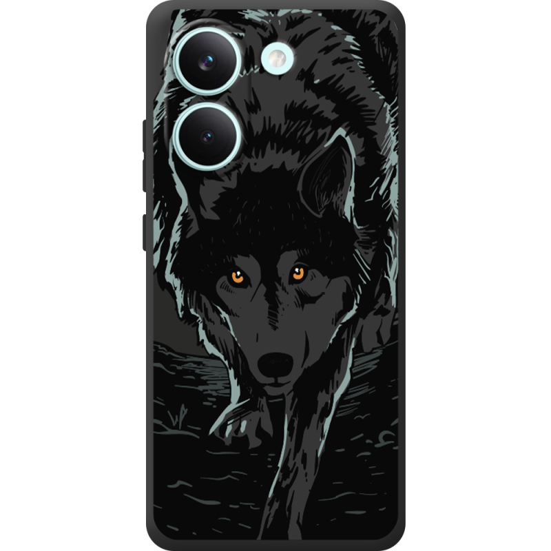 Чорний чохол BoxFace Poco X8 Pro Wolf