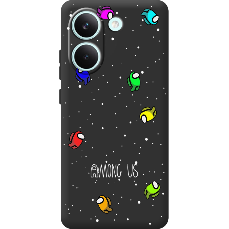 Чорний чохол BoxFace Poco X8 Pro Among Us Invisible