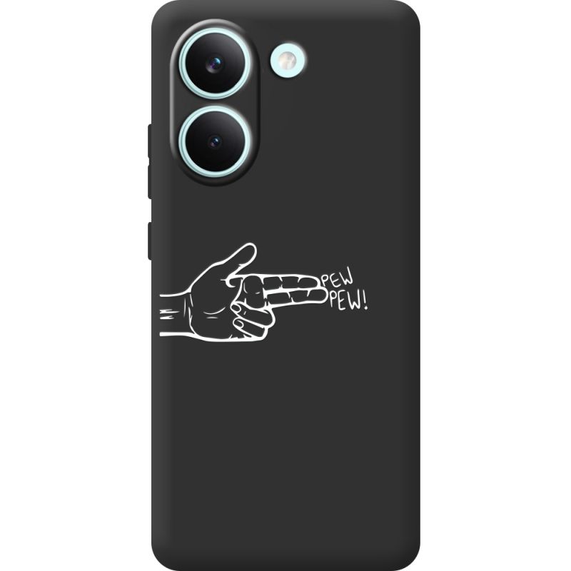 Чорний чохол BoxFace Poco X8 Pro Pew Pew