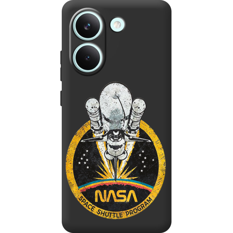Чорний чохол BoxFace Poco X8 Pro NASA Spaceship
