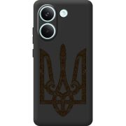 Чорний чохол BoxFace Poco X8 Pro Ukrainian Trident