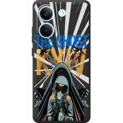 Чорний чохол BoxFace Poco X8 Pro Привид Києва в дії