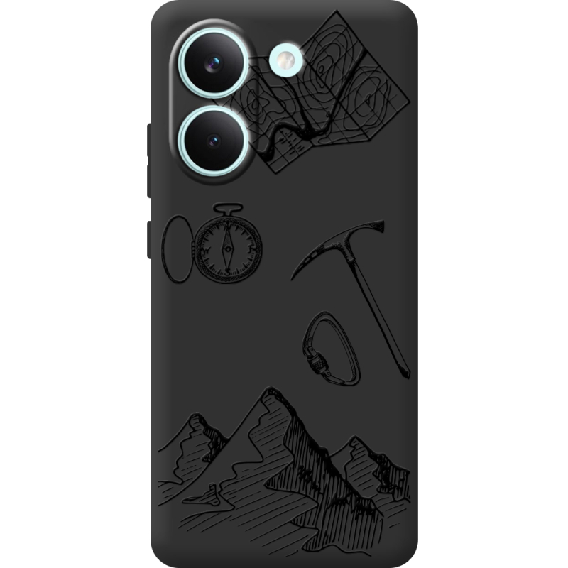 Чорний чохол BoxFace Poco X8 Pro Mountains