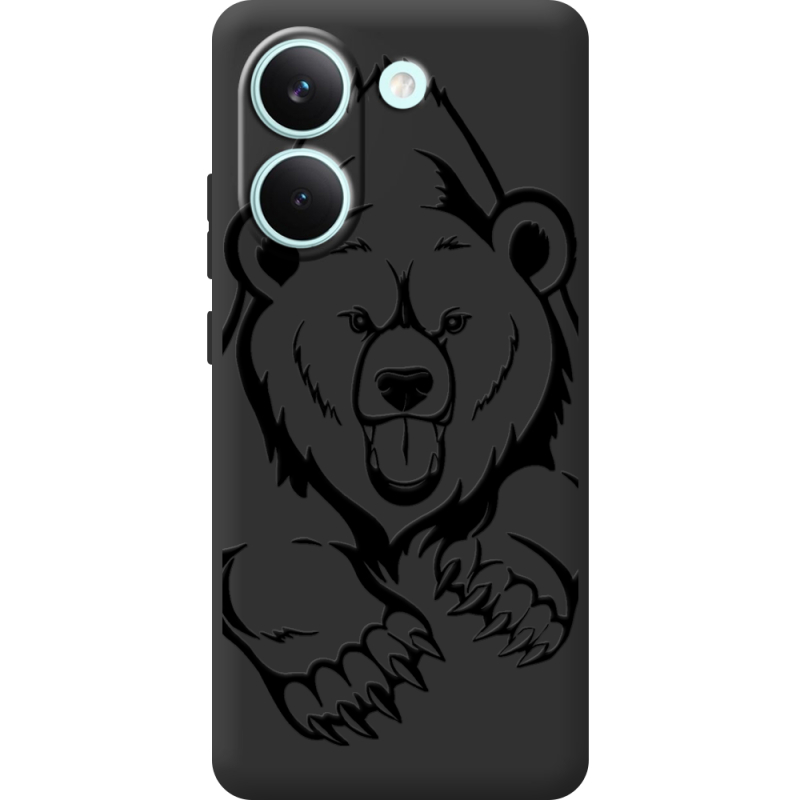 Чорний чохол BoxFace Poco X8 Pro Grizzly Bear