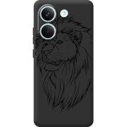 Чорний чохол BoxFace Poco X8 Pro Lion