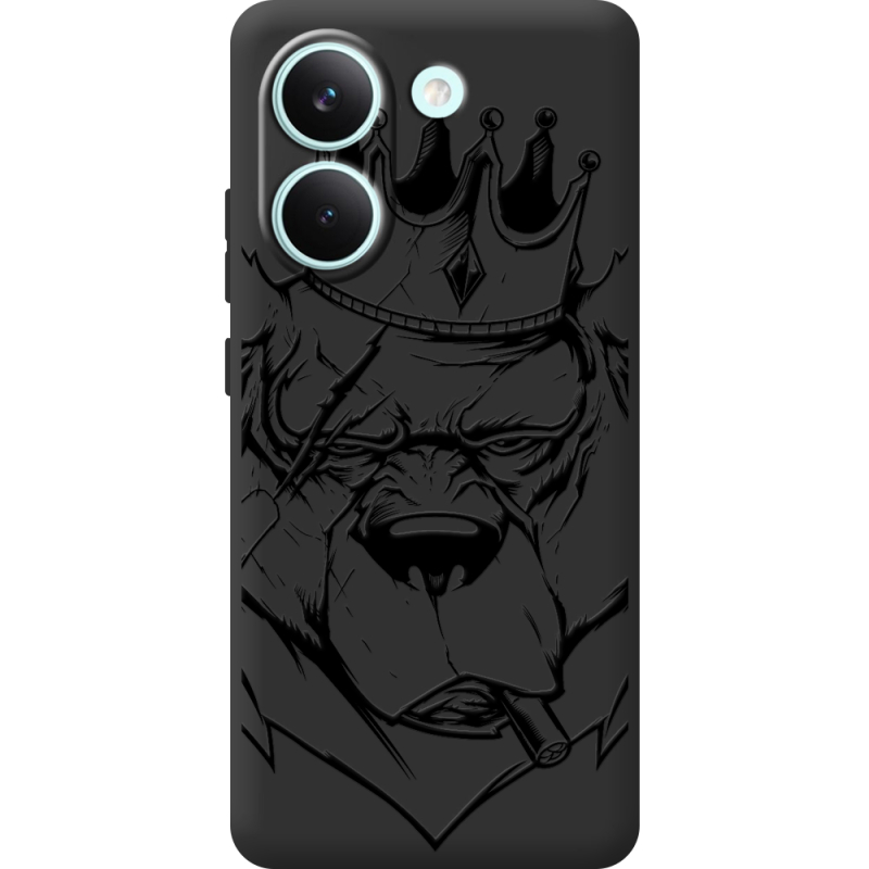 Чорний чохол BoxFace Poco X8 Pro Bear King