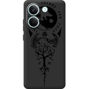 Чорний чохол BoxFace Poco X8 Pro Hugin and Munin