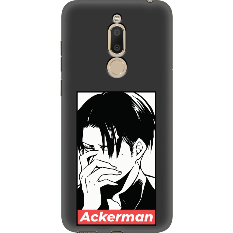 Черный чехол Uprint Meizu M6T Attack On Titan - Ackerman