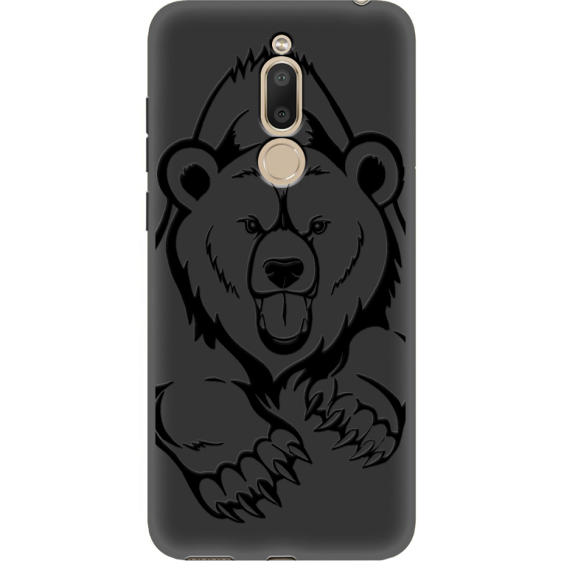 Черный чехол Uprint Meizu M6T Grizzly Bear