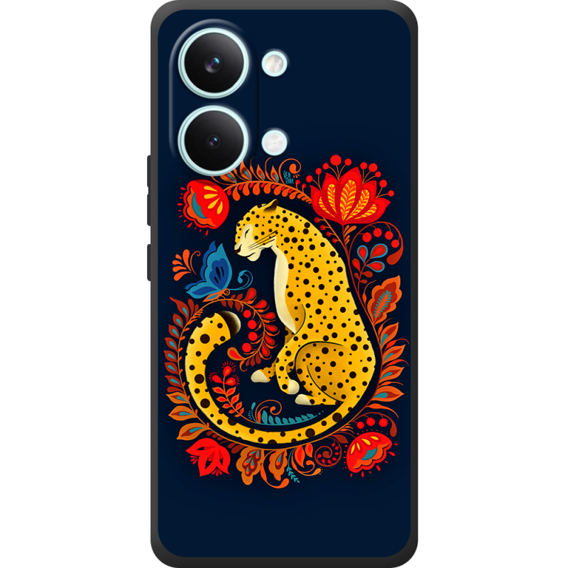 Чохол BoxFace Poco X8 Pro Max Petrykivka Leopard