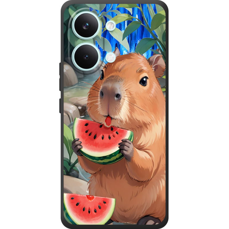 Чохол BoxFace Poco X8 Pro Max Капібара з кавуном