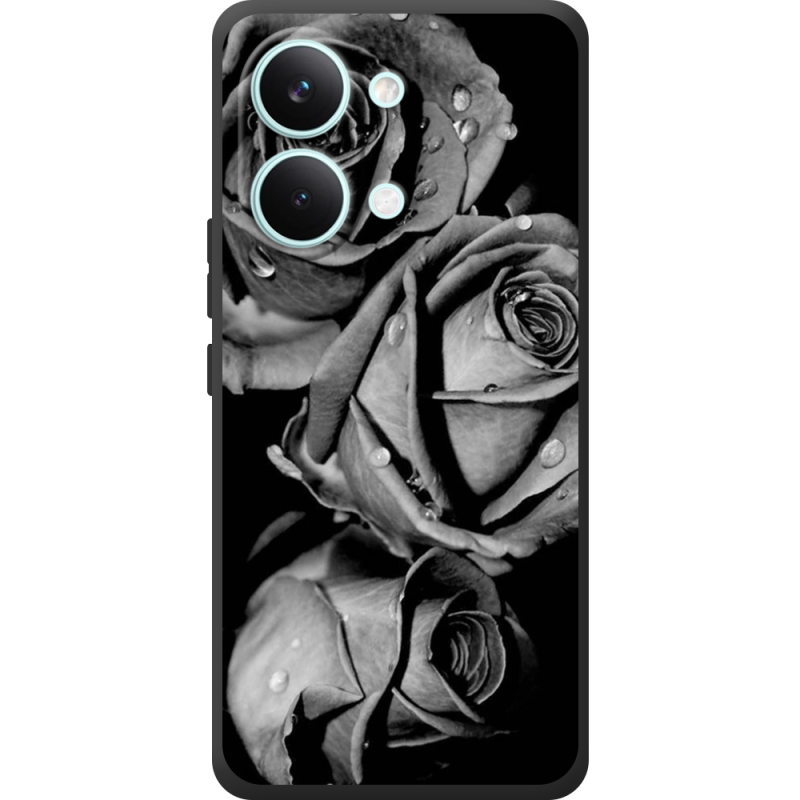 Чохол BoxFace Poco X8 Pro Max Black and White Roses