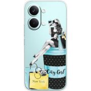 Прозорий чохол BoxFace Poco X8 Pro Max City Girl