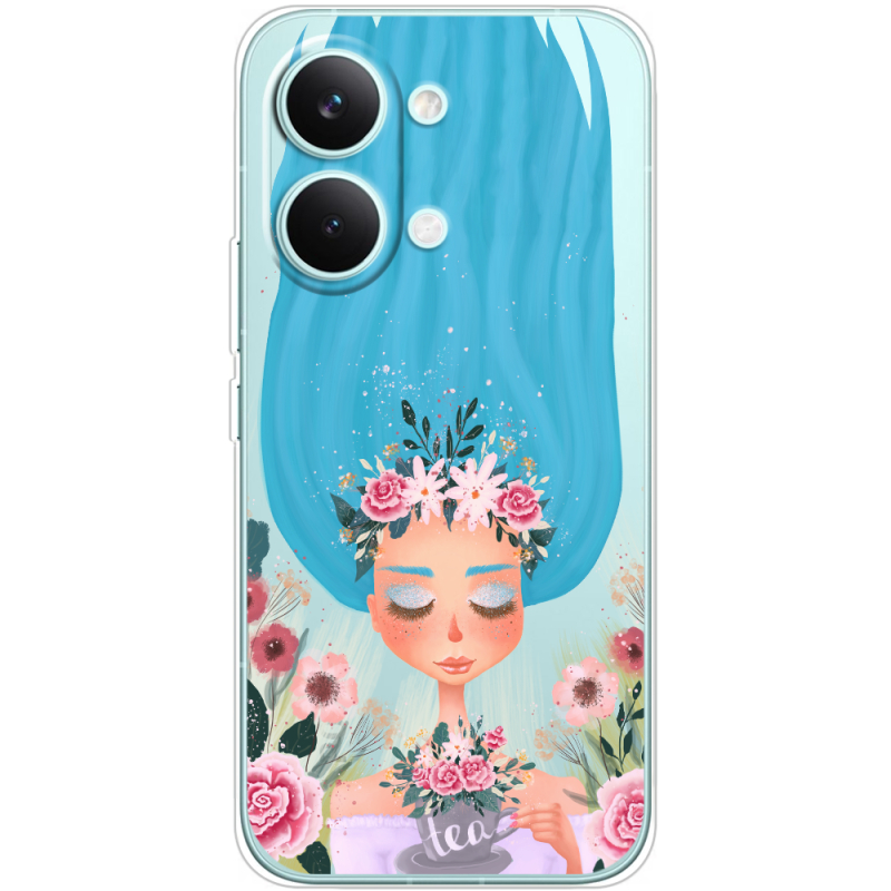 Прозорий чохол BoxFace Poco X8 Pro Max Blue Hair