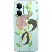 Прозорий чохол BoxFace Poco X8 Pro Max Cute Mermaid