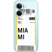 Прозорий чохол BoxFace Poco X8 Pro Max Ticket Miami