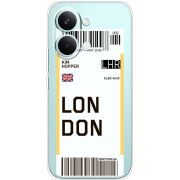 Прозорий чохол BoxFace Poco X8 Pro Max Ticket London