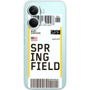 Прозорий чохол BoxFace Poco X8 Pro Max Ticket Springfield