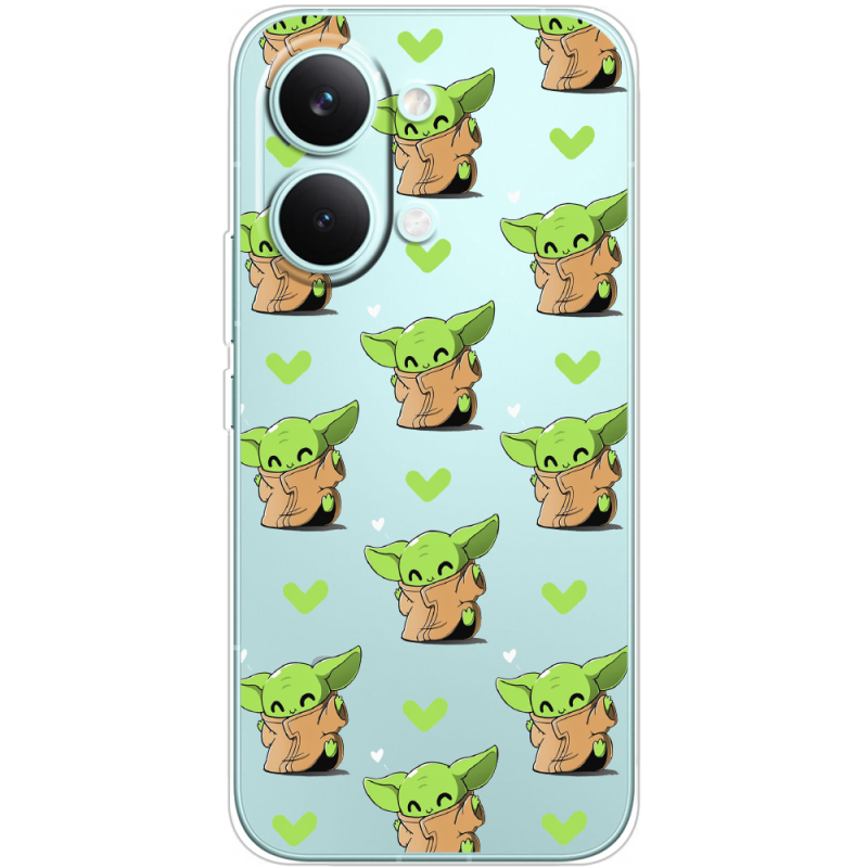 Прозорий чохол BoxFace Poco X8 Pro Max Pattern Baby Yoda