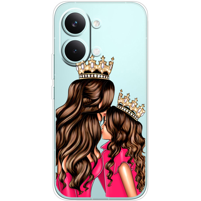 Прозорий чохол BoxFace Poco X8 Pro Max Queen and Princess