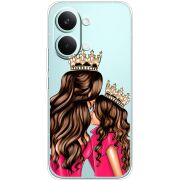 Прозорий чохол BoxFace Poco X8 Pro Max Queen and Princess