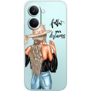 Прозорий чохол BoxFace Poco X8 Pro Max Follow Your Dreams