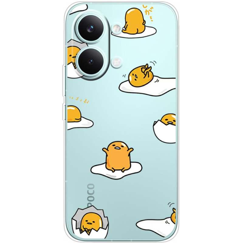 Прозорий чохол BoxFace Poco X8 Pro Max Gudetama
