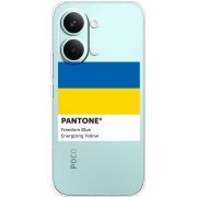 Прозорий чохол BoxFace Poco X8 Pro Max Pantone вільний синій