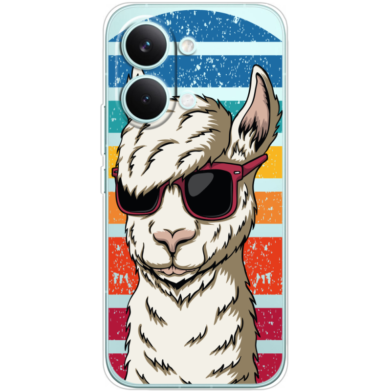 Прозорий чохол BoxFace Poco X8 Pro Max Стильна Лама