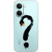 Прозорий чохол BoxFace Poco X8 Pro Max Swan question