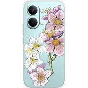 Прозорий чохол BoxFace Poco X8 Pro Max Cherry Blossom