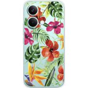 Прозорий чохол BoxFace Poco X8 Pro Max Tropical Flowers