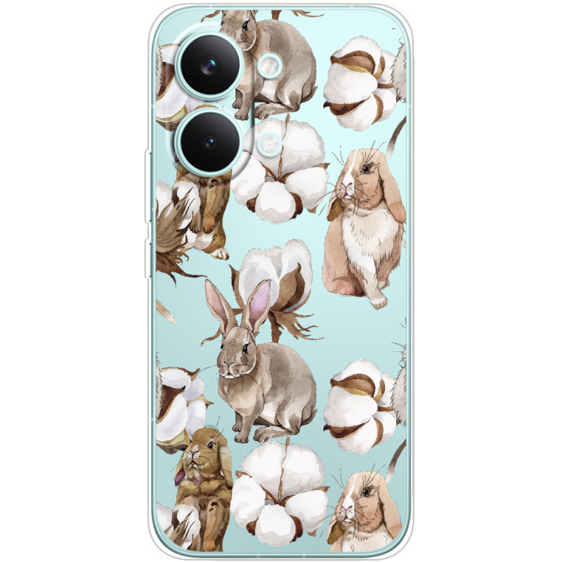 Прозорий чохол BoxFace Poco X8 Pro Max Cotton and Rabbits