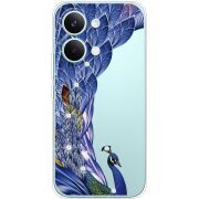 Чохол зі стразами Poco X8 Pro Max Peafowl