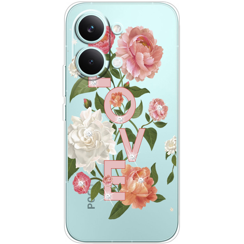 Чохол зі стразами Poco X8 Pro Max Love