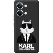 Чорний чохол BoxFace Poco X8 Pro Max Cat in Black