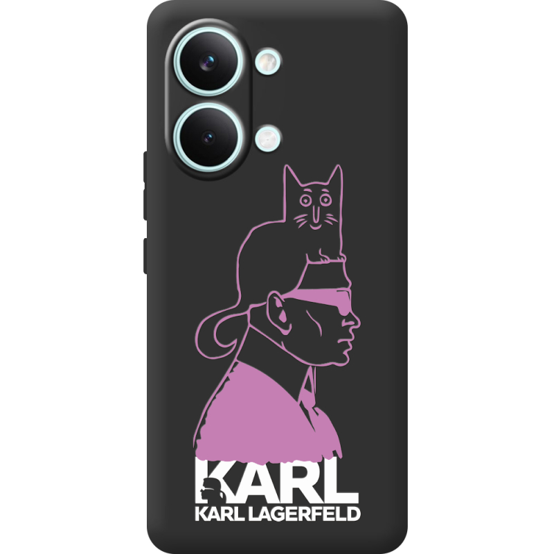 Чорний чохол BoxFace Poco X8 Pro Max Pink Karl