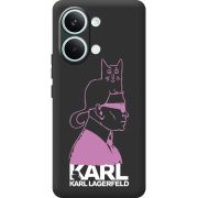 Чорний чохол BoxFace Poco X8 Pro Max Pink Karl