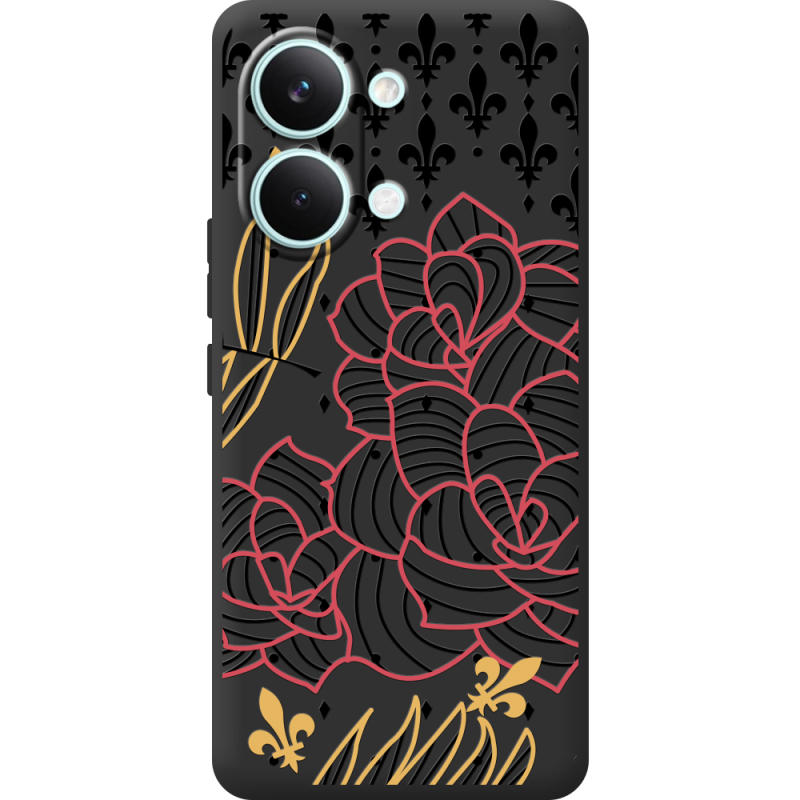 Чорний чохол BoxFace Poco X8 Pro Max FranceFlowers