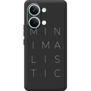 Чорний чохол BoxFace Poco X8 Pro Max Minimalistic